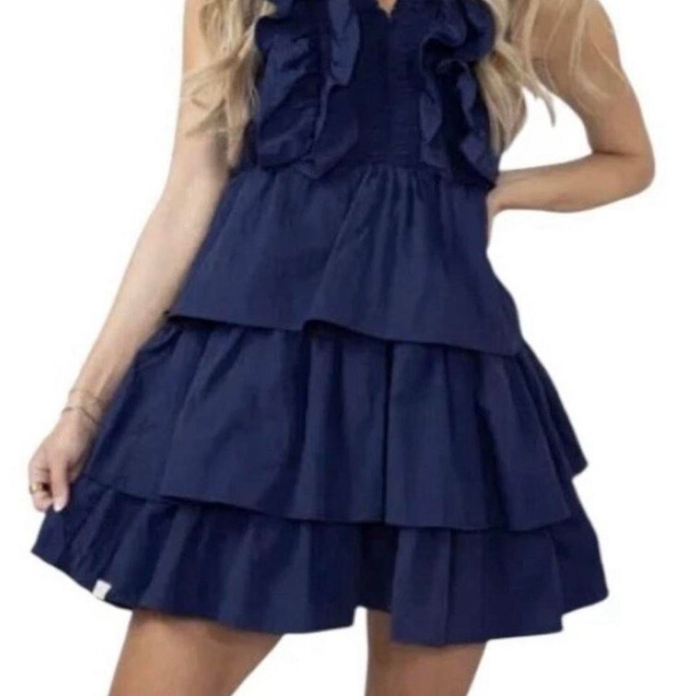 Simply Southern Ruffle Mini Dress - Picture 8 of 8